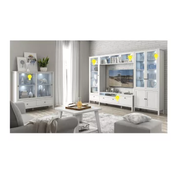   LED világítás, 2-pontos, fehér, OLJE/TIFFY/HELIO/ESENA/BENOL