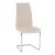 Étkezőszék, bézs Dulux Velvet szövet/króm, SALOMA NEW