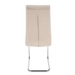 Étkezőszék, bézs Dulux Velvet szövet/króm, SALOMA NEW