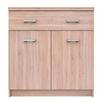 Komód 2D1S, sonoma tölgy, TOPTY TYP 19