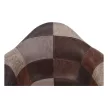 Dizájnos fotel, patchwork/bükk, TERST