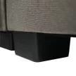 Ülőgarnitúra, szürkésbarna taupe, balos, LAMORA U
