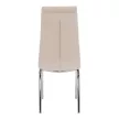 Étkezőszék, bézs Dulux Velvet szövet/króm, GERDA NEW