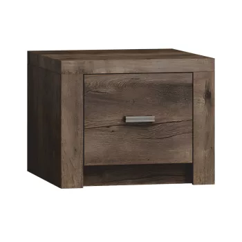 Éjjeliszekrény, kőris sötét, INFINITY I-24