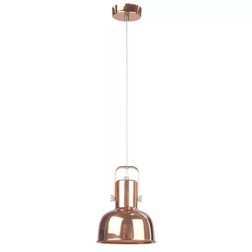 Függőlámpa retro stílusban, fém, rose gold, AVIER TYP 3