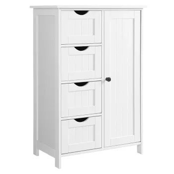 Szekrény/polcállvány, fehér, STORMI