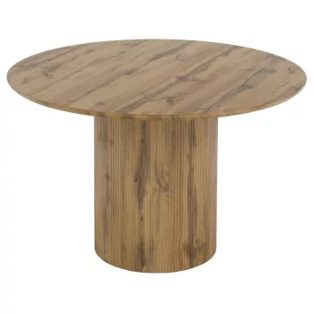 Étkezőasztal, tölgy, átmérő 120 cm, MAHIR TYP 2