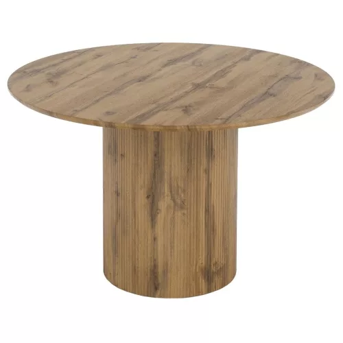Étkezőasztal, tölgy, átmérő 120 cm, MAHIR TYP 2