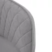 Design fotel, világosszürke/fekete, OSKOR