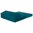 Összecsukható matrac/fotel, 2v1, petróleumzöld, VEDIS