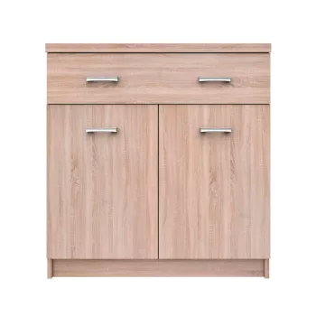Komód 2D1S/60, sonoma tölgy, TOPTY TYP 42