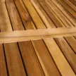 Kerti rattan szett, akácfa, fekete/krémszínű/természetes, MELFORD