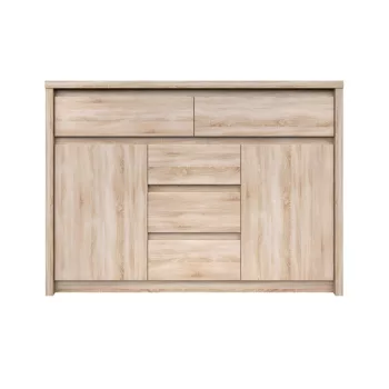 Komód, DTD laminált, tölgy sonoma, NORTY TYP 10