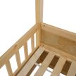 Montessori ágy, 90x200, természetes, tömör, BIANKA