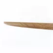 Étkezőasztal, kerek, tölgy/fekete, átmérő 110 cm, REVENTON NEW