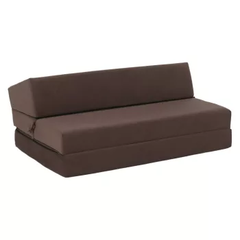 Összecsukható matrac/fotel, 2v1, barna Taupe, VEDIS