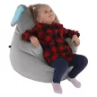Babzsák, szürke szövet, BABY TYP 2
