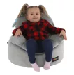 Babzsák, szürke szövet, BABY TYP 2
