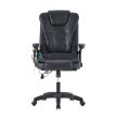 Irodai szék masszázs funkcióval, fekete, TYLER NEW