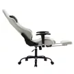 Irodai/gamer szék, fehér/fekete, PAPIBAS