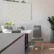 Étkezőszék, világosszürke/szürke/króm, SALOMA NEW