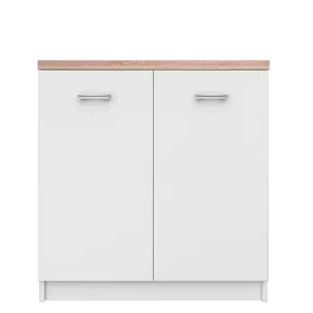 Komód 2D, fehér/tölgy sonoma, TOPTY TYP 13