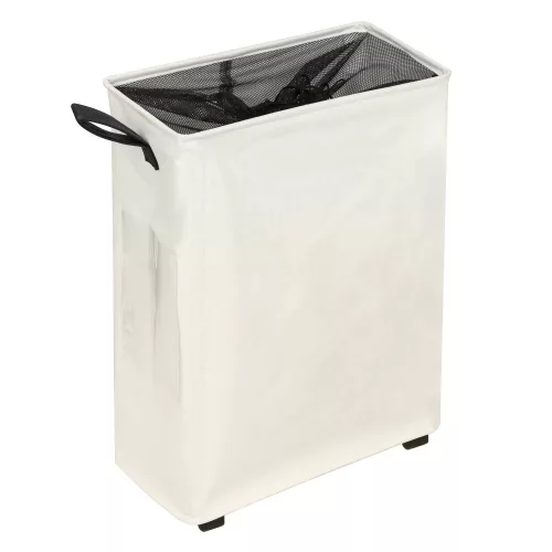 Összecsukható szennyestartó kerekekkel, bézs, PRIOR