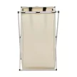 Szennyestartó kosár szövetből, szürke-bézs, LAUNDRY TYP 1