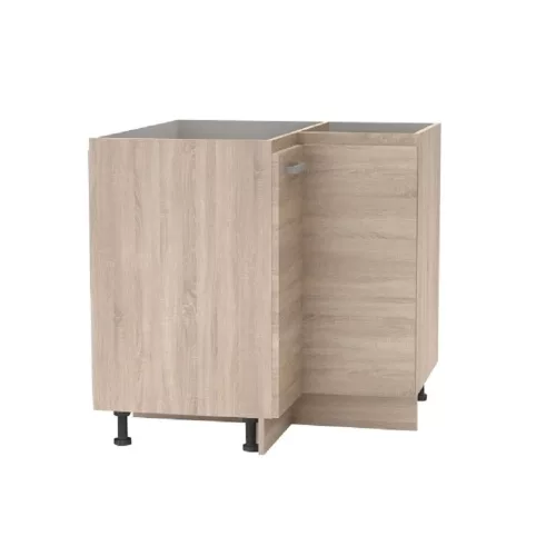 Alsó sarokszekrény, tölgy sonoma, univerzális, NOVA PLUS NOPL-061-RS