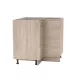 Alsó sarokszekrény, tölgy sonoma, univerzális, NOVA PLUS NOPL-061-RS