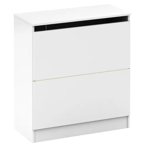 Ágyneműtartó, fehér, BETTY 2 BE-02-040