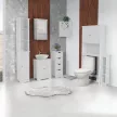 Szekrény a WC fölé, fehér, ATENE TYP 5