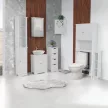 Szekrény a WC fölé, fehér, ATENE TYP 5