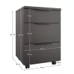 Konténer, antracit, ADAPO ADP06