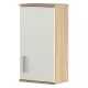 Faliszekrény, sonoma tölgy/matt fehér LESSY NEW 04