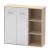 Szekrény, sonoma tölgy/fehér, MAURUS NEW MA32