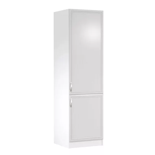 Hűtő beépítő konyhaszekrény D60ZL, jobbos, fehér/sosna Andersen, SICILIA