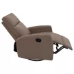 Relax forgószék fotel, szürkésbarna taupe, MEKENZI