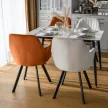 Design fotel, terrakotta Velvet szövet, AURIL