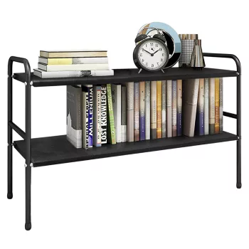 Állítható polcállvány, fekete, SOMER