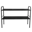 Állítható polcállvány, fekete, SOMER