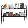 Állítható polcállvány, fekete, SOMER
