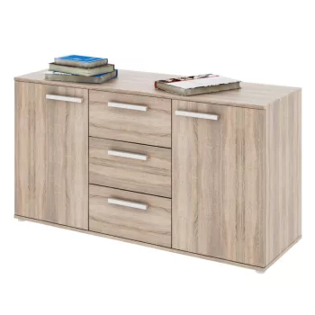 Komód, DTD laminált, tölgy sonoma, DUNAJ TYP11