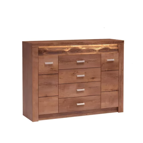 Komód, világos kőris, INFINITY I-07