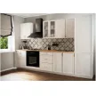 Alsószekrény D40S1 fiókkal, jobbos, fehér/sosna Andersen, SICILIA