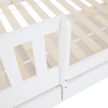Montessori emeletes ágy, fehér, VENITA TYP 2
