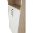 Irattartó zárható szekrénnyel, sonoma tölgy/fehér, JOHAN 2 NEW 10
