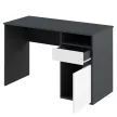 PC asztal, grafit/fehér, BILI NEW