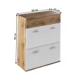 Komód TYP 4, wotan tölgy/fehér, CYRIL