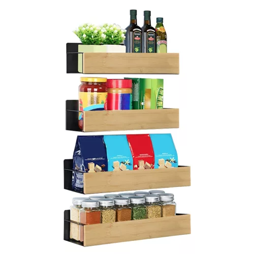 Polcok, 4 db, barna/fekete, ZOBER TYP 1